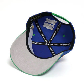 Connecticut Men's Snapback Hat - Blue/Green