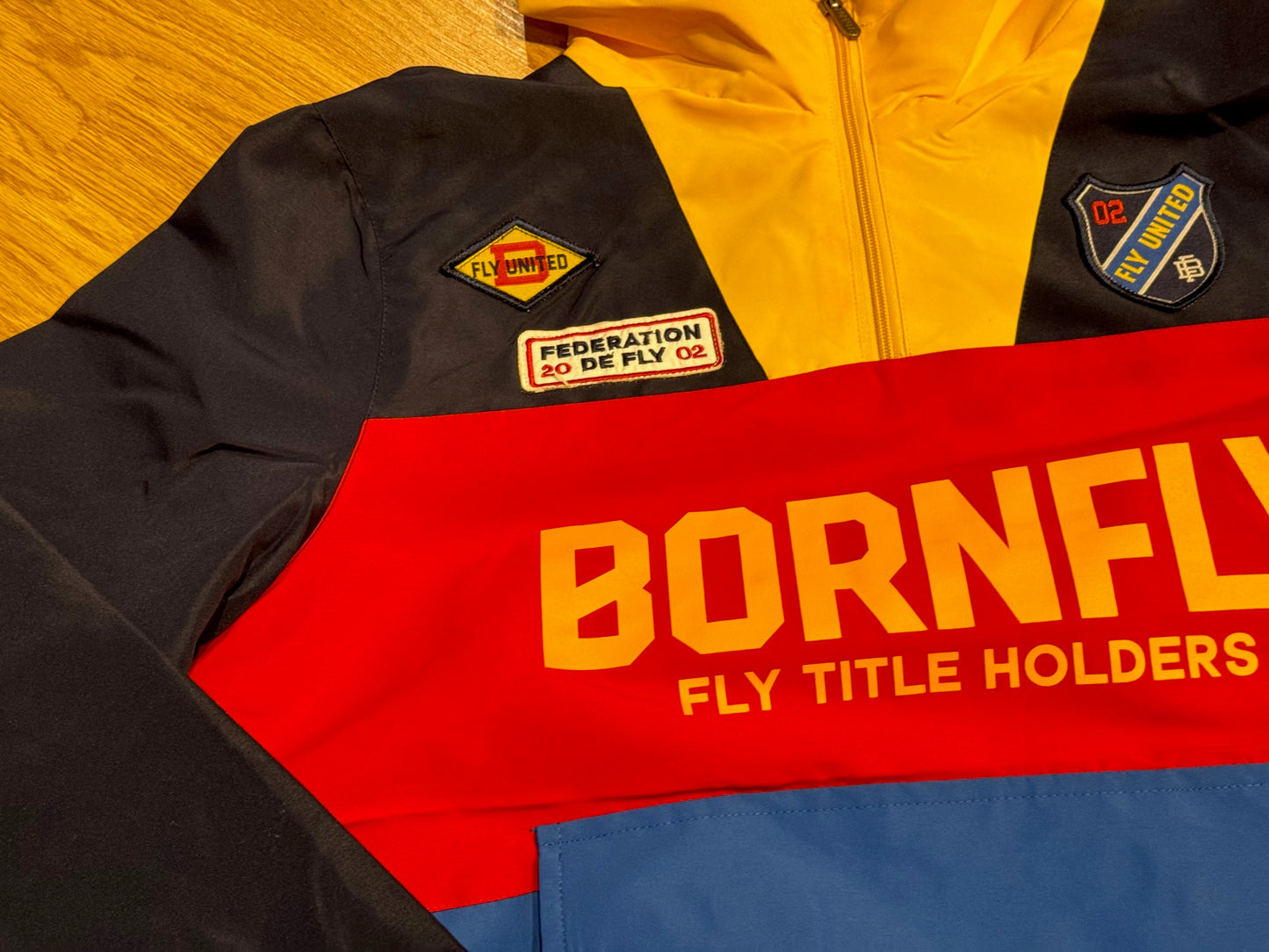 Born Fly Polo Style Boat Pullover close up