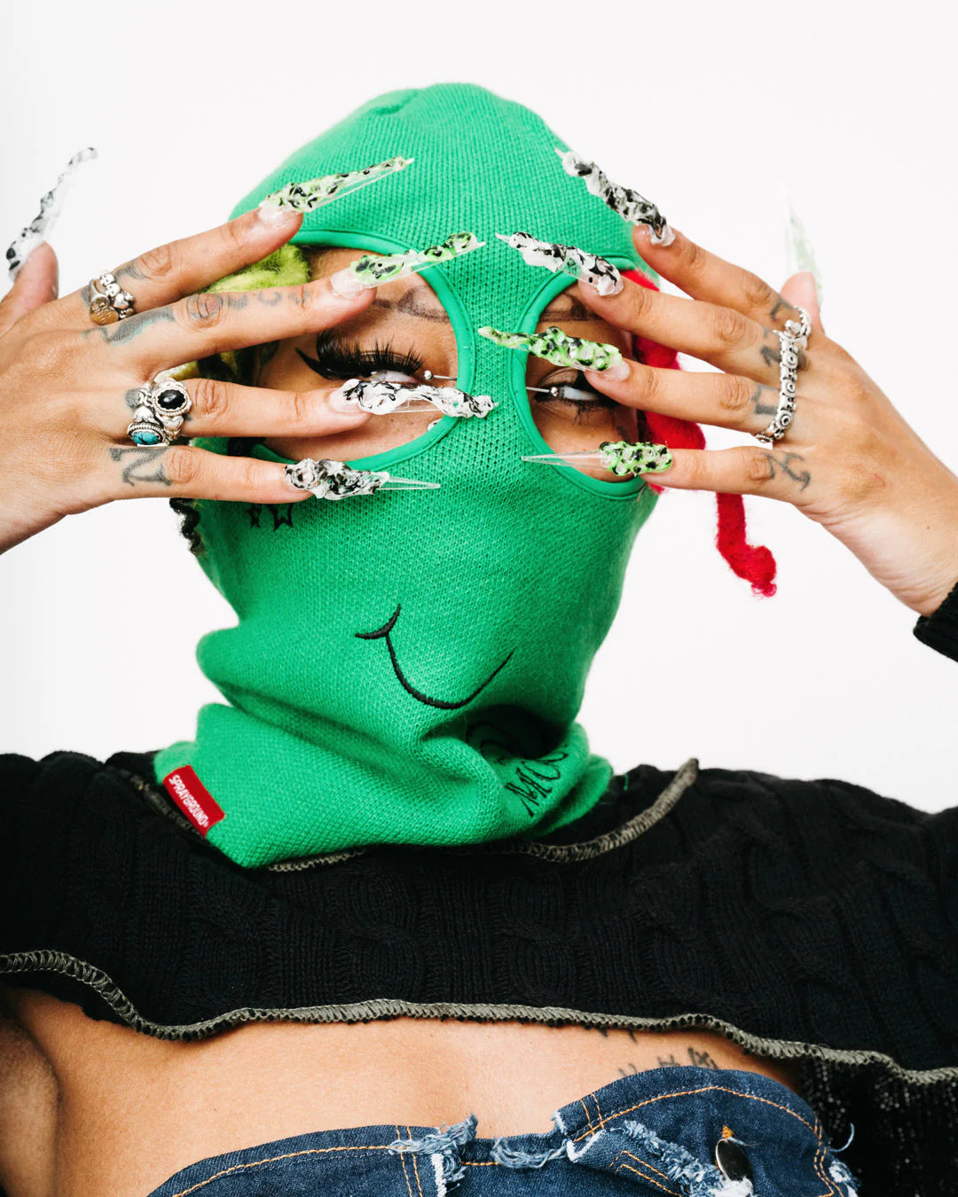 Sprayground Martian Money Ski Mask