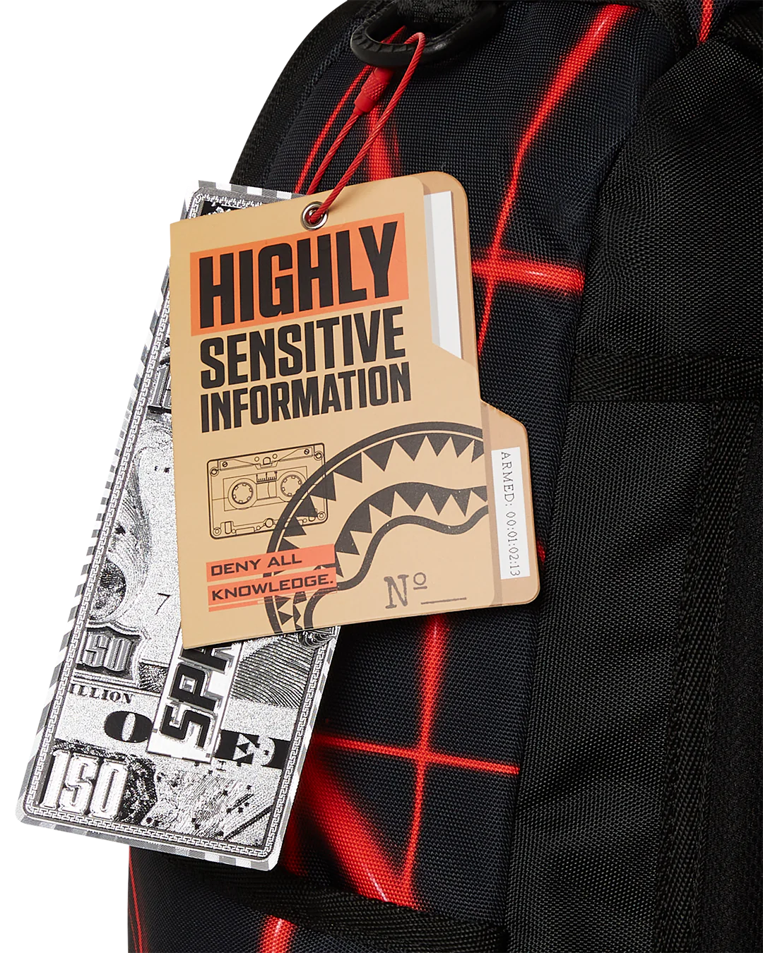 Sprayground Mission Impossible Heist Laser Shark Backpack