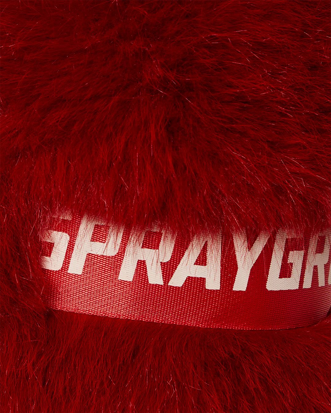 Sprayground Sky High Seekers Arctic Big Fur Aviator (SG Red)