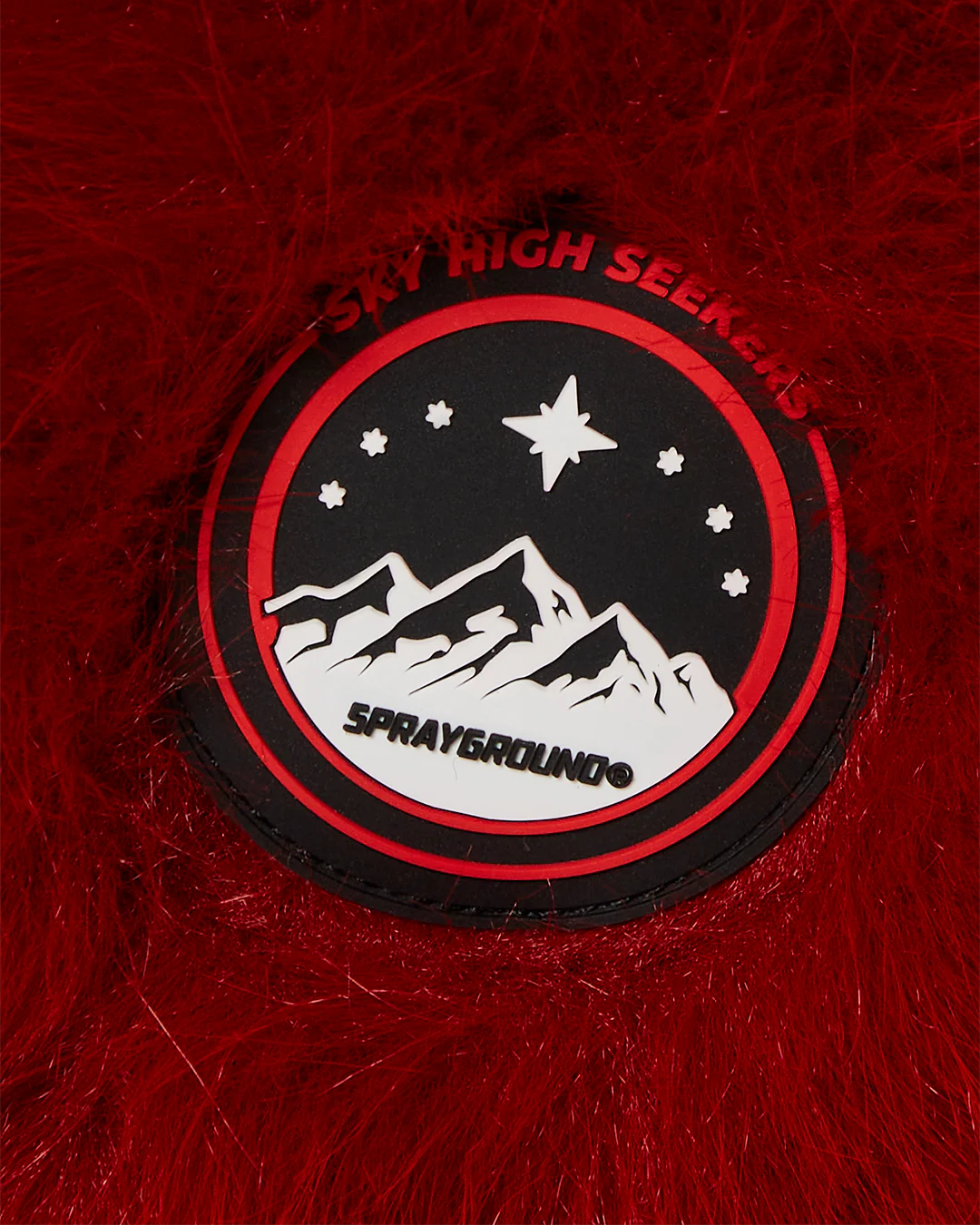 Sprayground Sky High Seekers Arctic Big Fur Aviator (SG Red)
