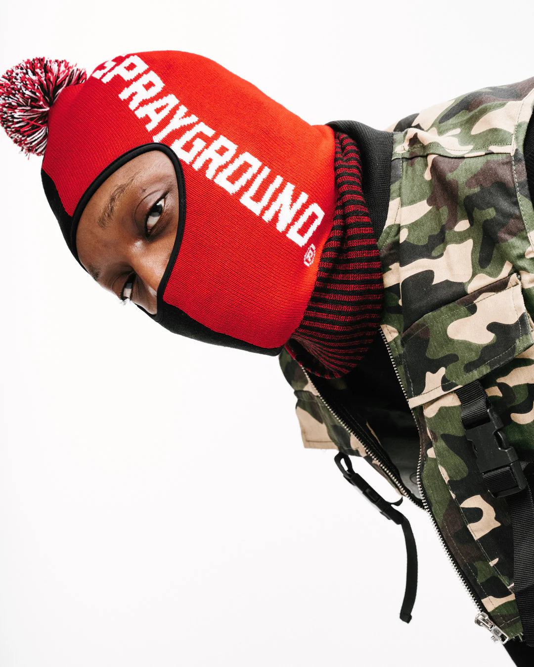Sprayground Split Pom Ski Mask