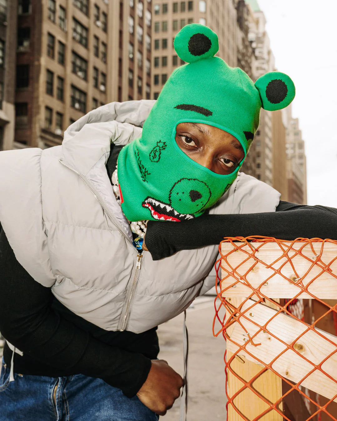 Sprayground The Real Money Bear Ski Mask