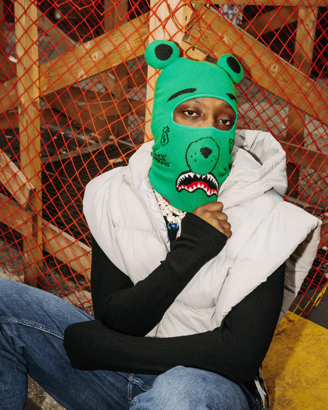 Sprayground The Real Money Bear Ski Mask