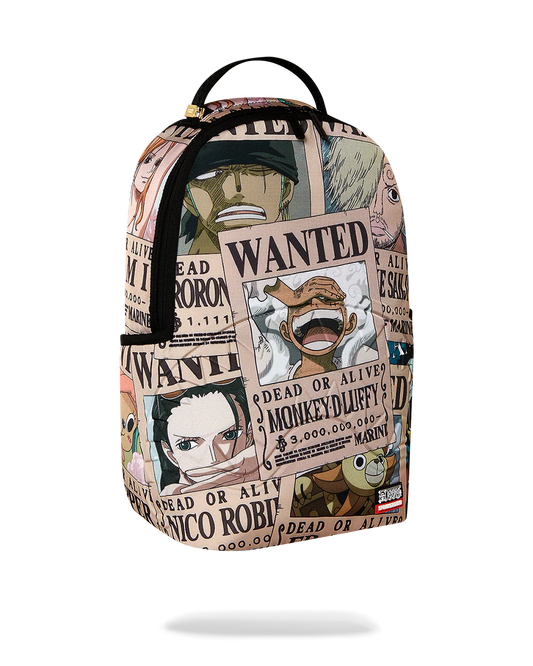 One Piece Wanted Shark Posters Backpack