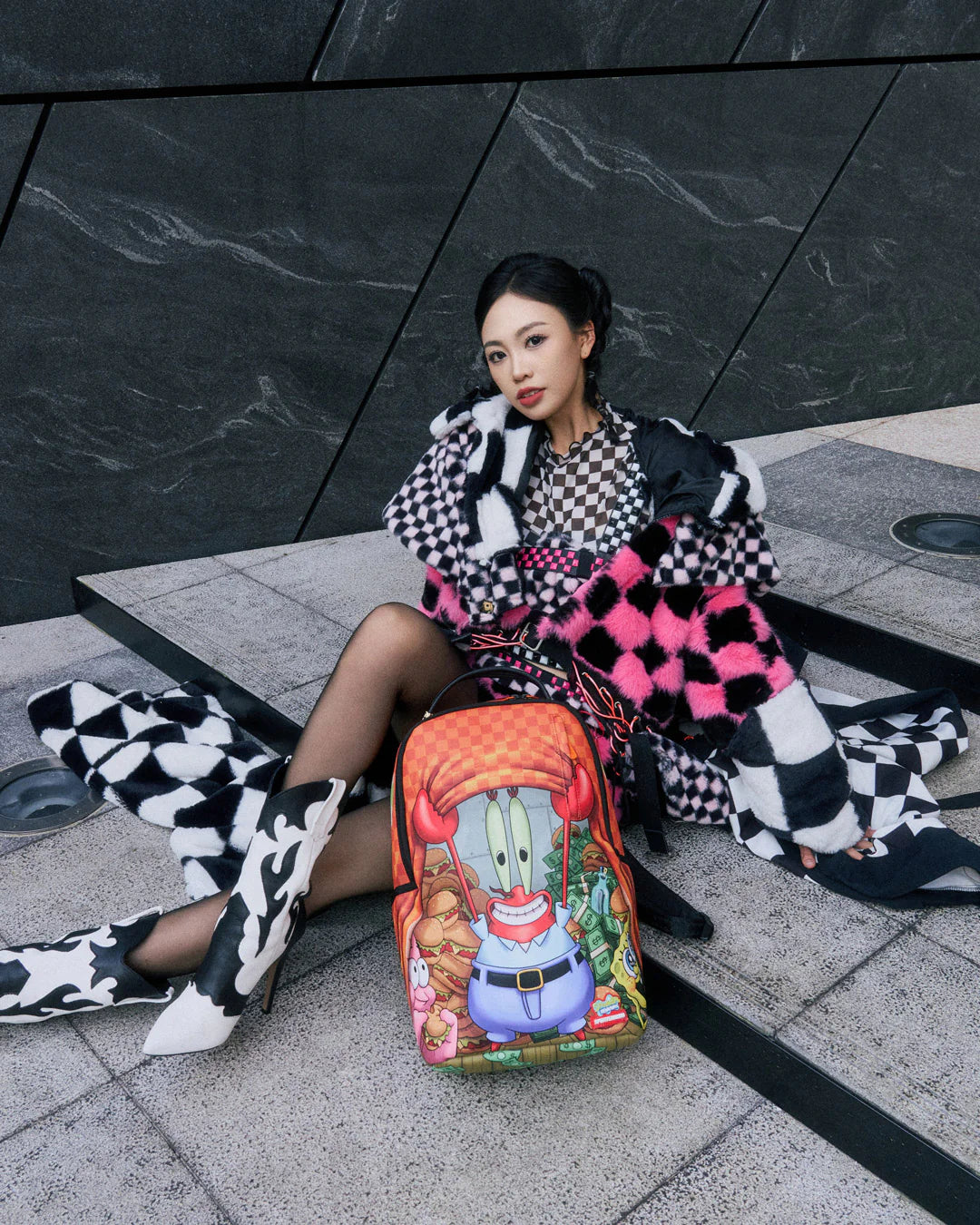 SpongeBob Stack Up Krabs Backpack