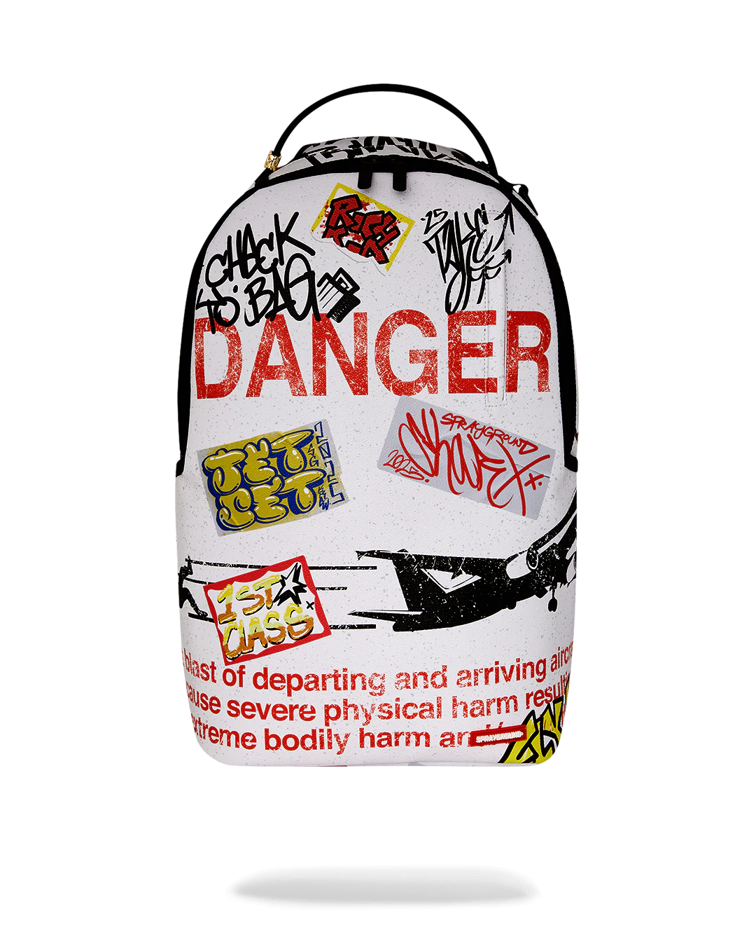 Jetblast Sign On The Runway Backpack