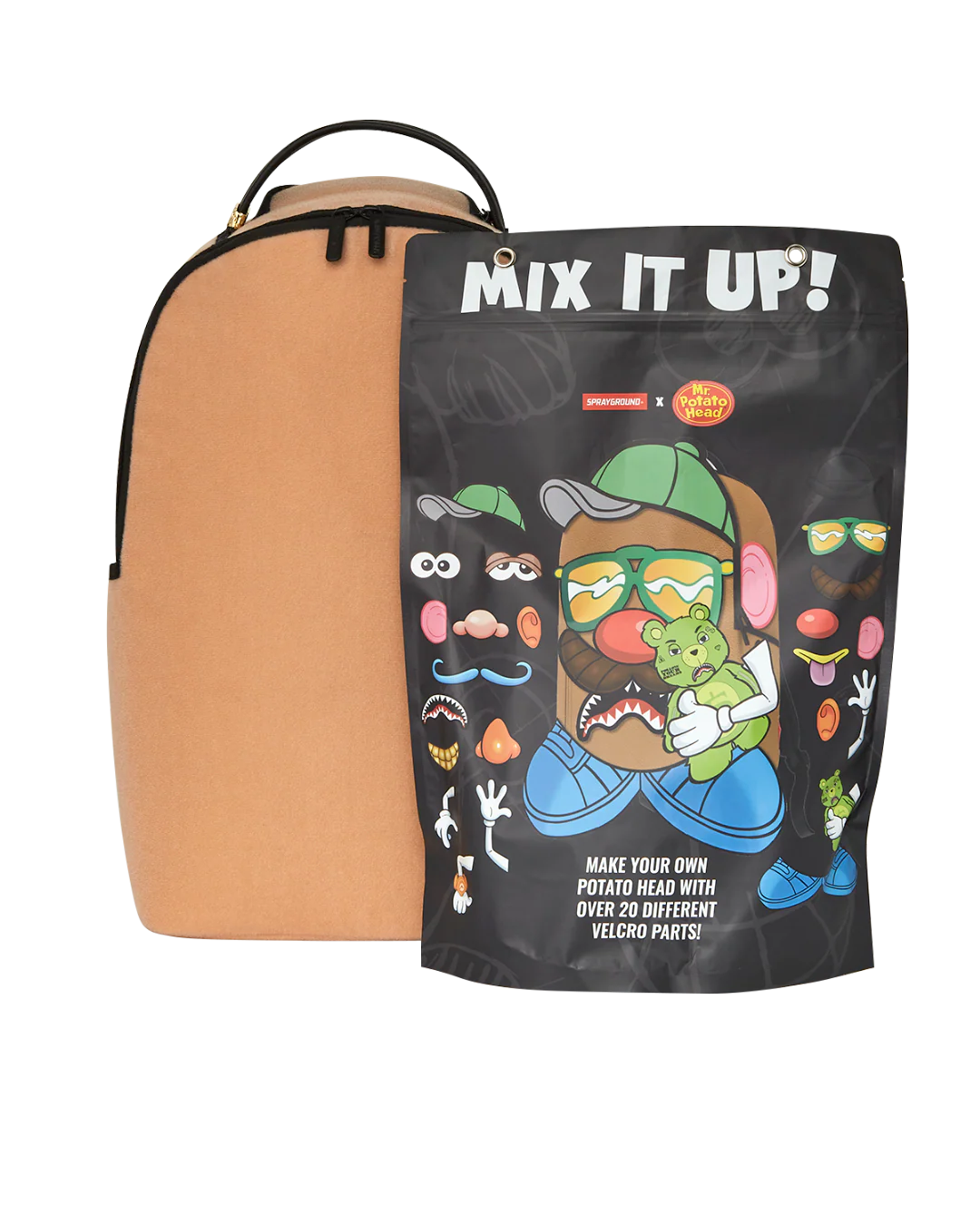 Mr. Potato Head Velcro Patch Mix-It-Up DLXSV Backpack