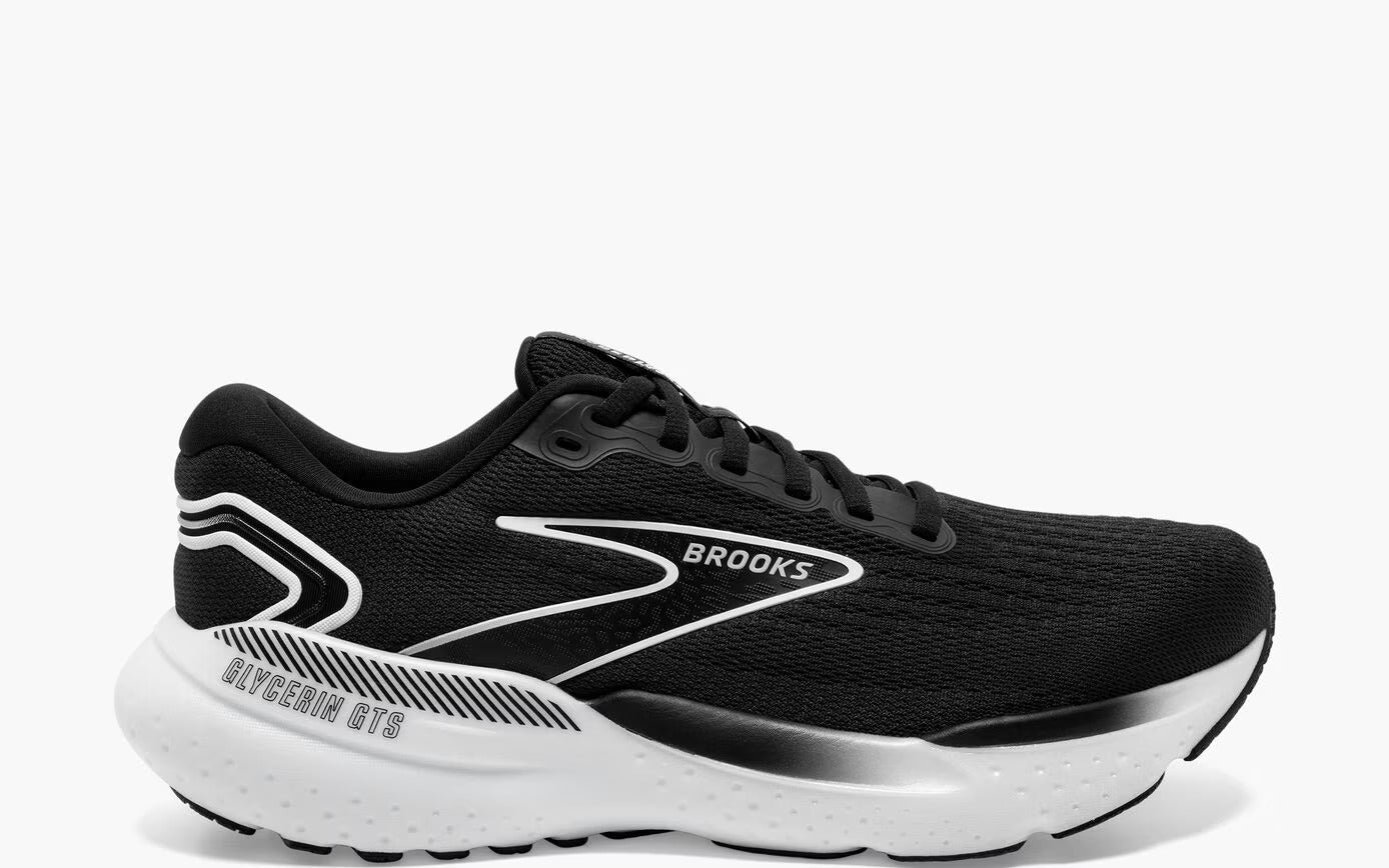 Brooks - Running Shoe - Glycerin GTS 21 - Men's Black/Grey/White