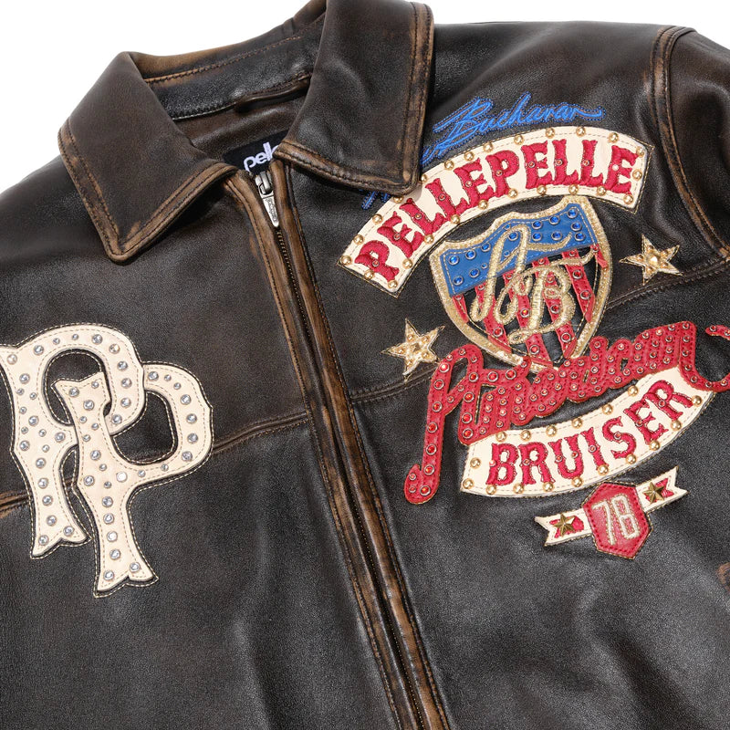 Pelle Pelle - American Bruiser Plush - Distress Brown