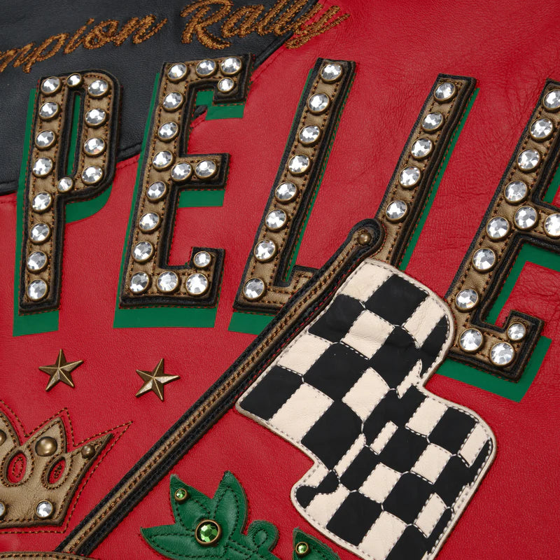 Pelle Pelle - Daytona Special Jacket - Cabernet / Black / Jet Green