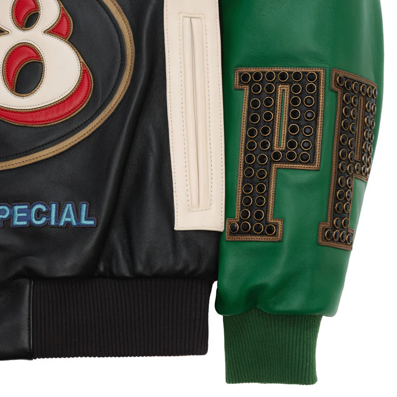 Pelle Pelle - Daytona Special Jacket - Cabernet / Black / Jet Green