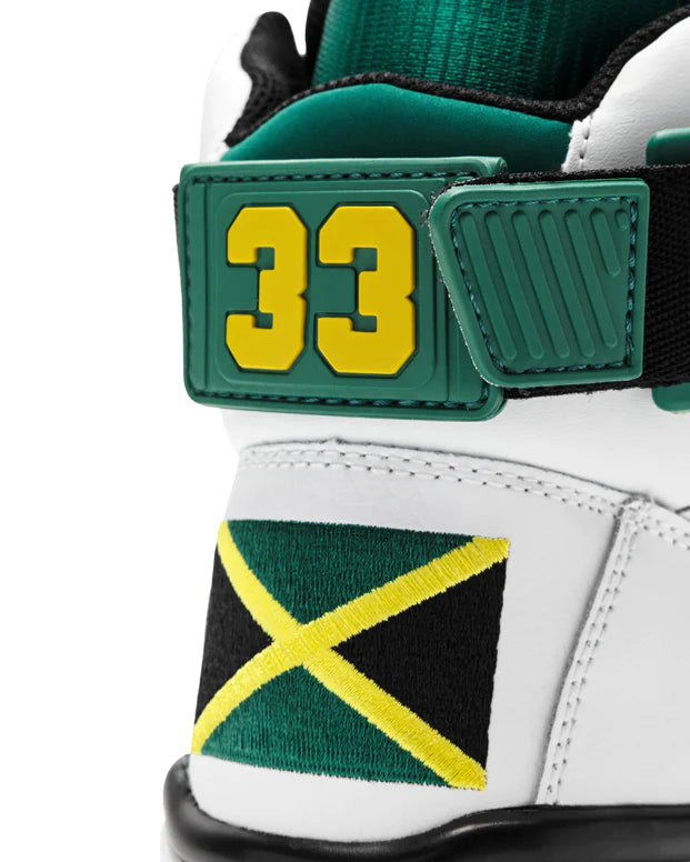 PATRICK EWING ATHLETICS 33 HI x OG JAMAICA White/Black/Green/Yellow