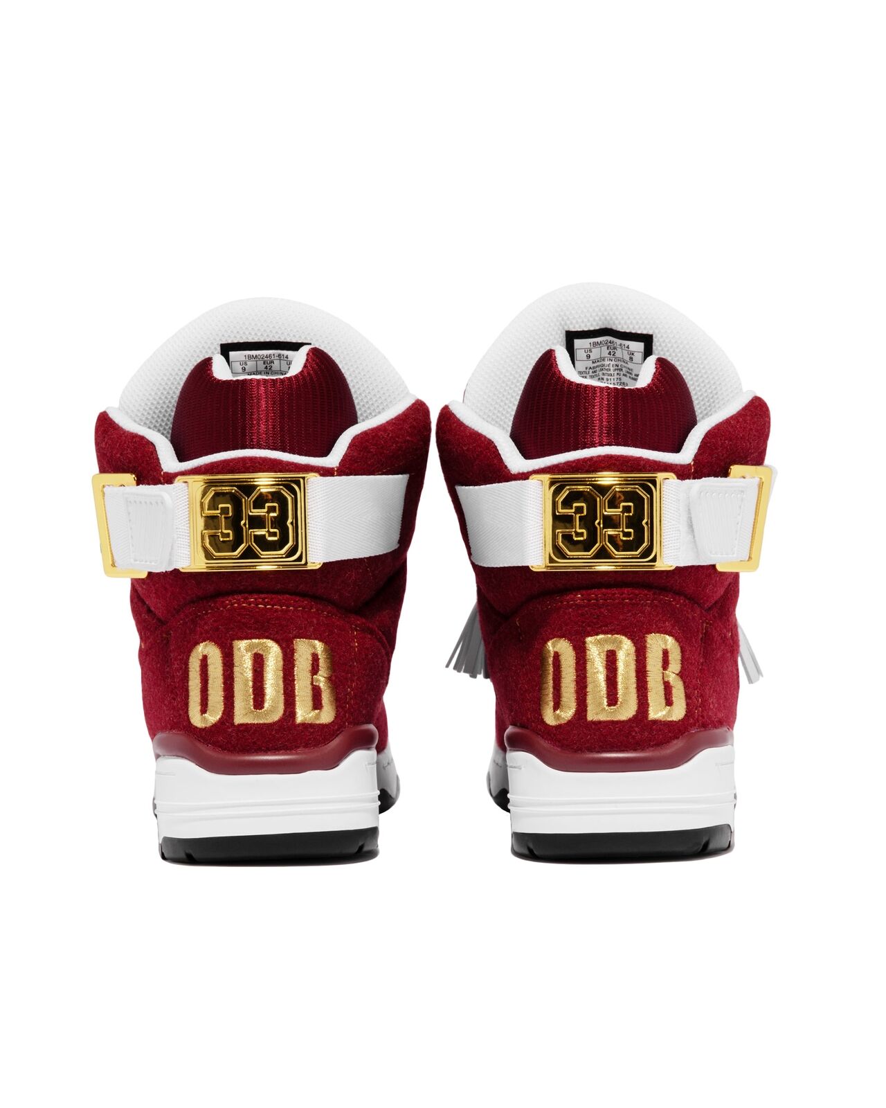 PATRICK EWING ATHLETICS 33 HI x ODB Burgundy/White/Gold