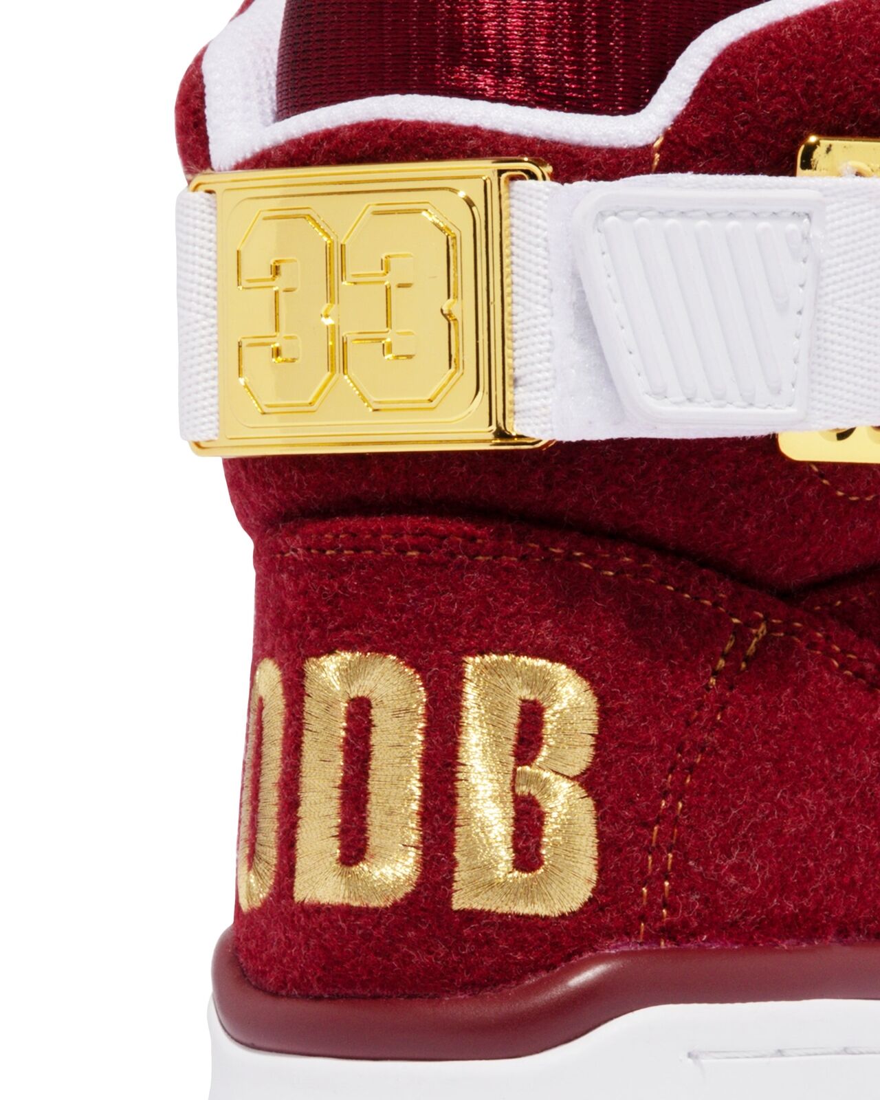 PATRICK EWING ATHLETICS 33 HI x ODB Burgundy/White/Gold