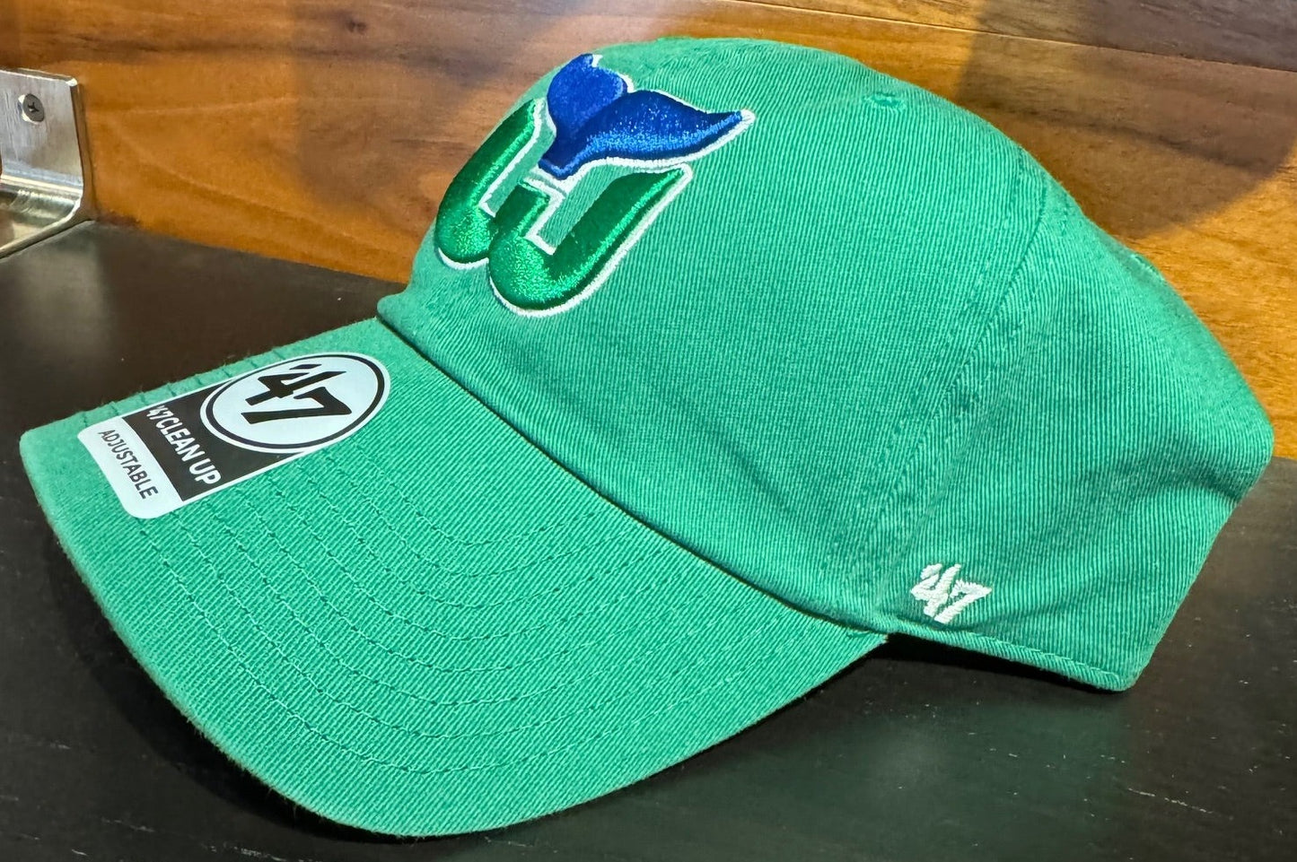 Hartford Whalers 47 Brand NHL Clean Up Adjustable Strap Hat