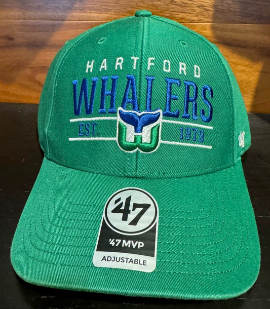 Hartford Whalers 47 MVP NHL Center Line Dad Hat