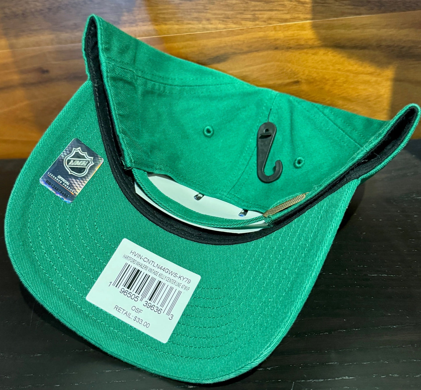 Hartford Whalers 47 MVP NHL Center Line Dad Hat