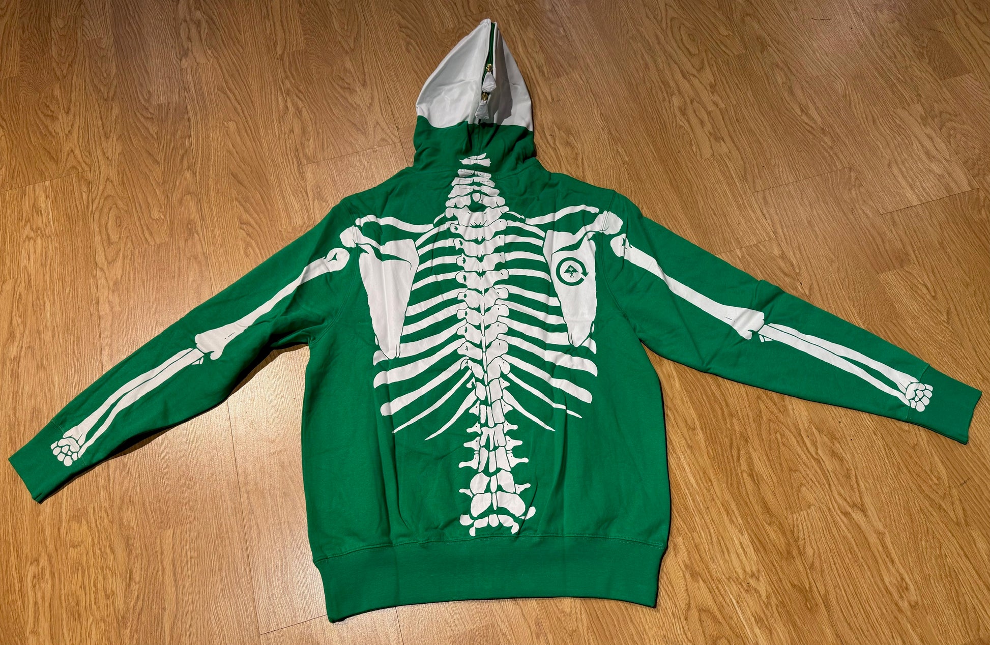 LRG X Carrots Dead Serious Zip Hoodie Kelly Green Glow in the Dark