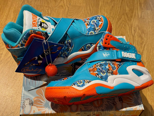 PATRICK EWING ATHLETICS ROGUE x ACE VENTURA x MACHE Teal/Orange/White