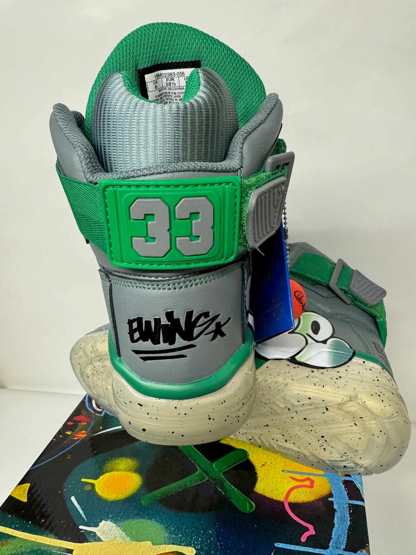 PATRICK EWING ATHLETICS 33 HI x COPE Monument/Green/Ice