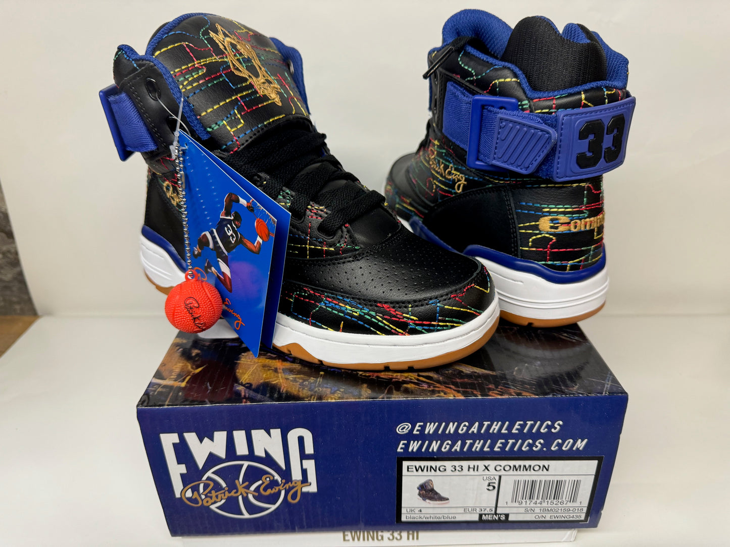 PATRICK EWING ATHLETICS 33 HI x COMMON Black/White/Blue