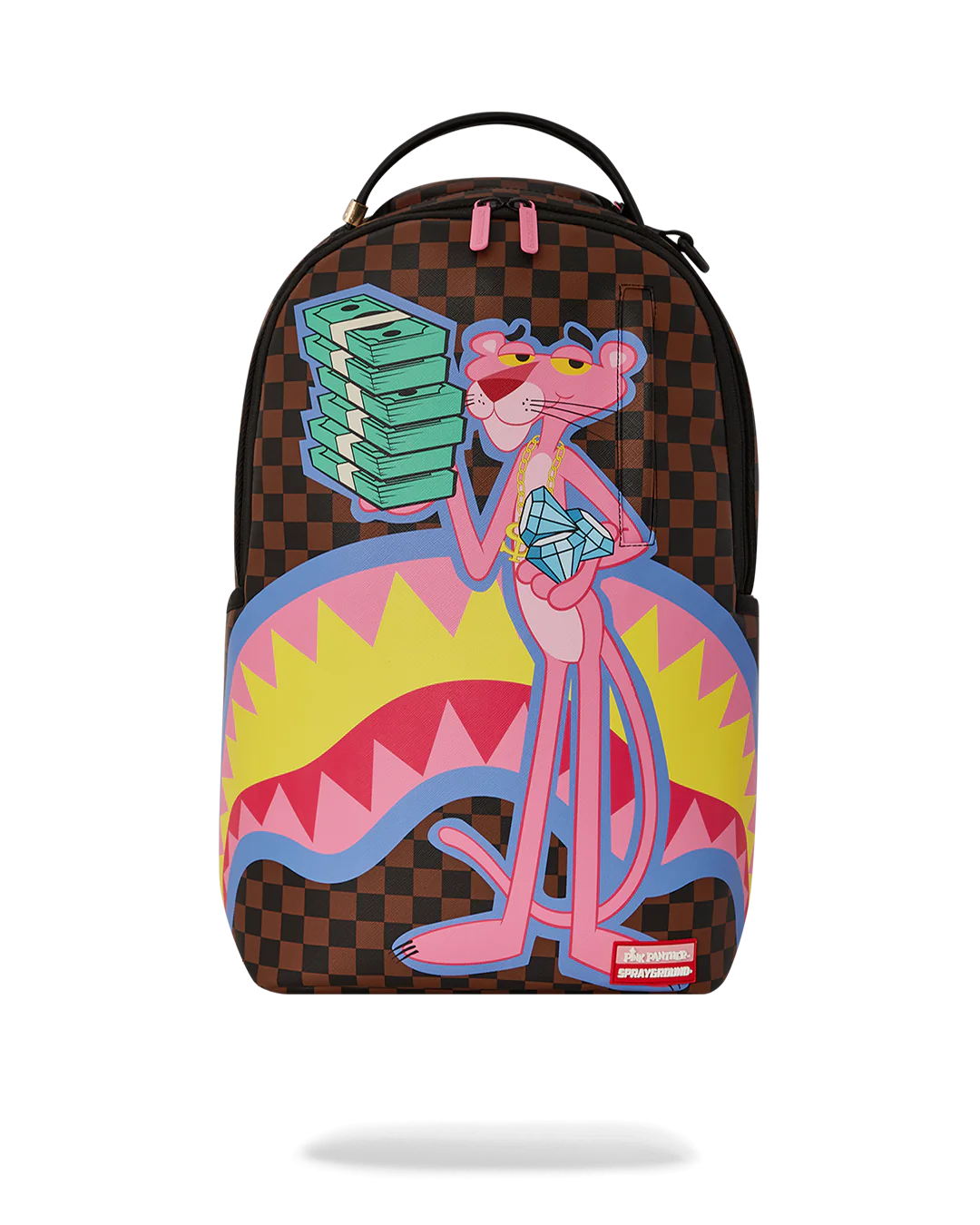 Sprayground Pink Panther We Out Here Backpack