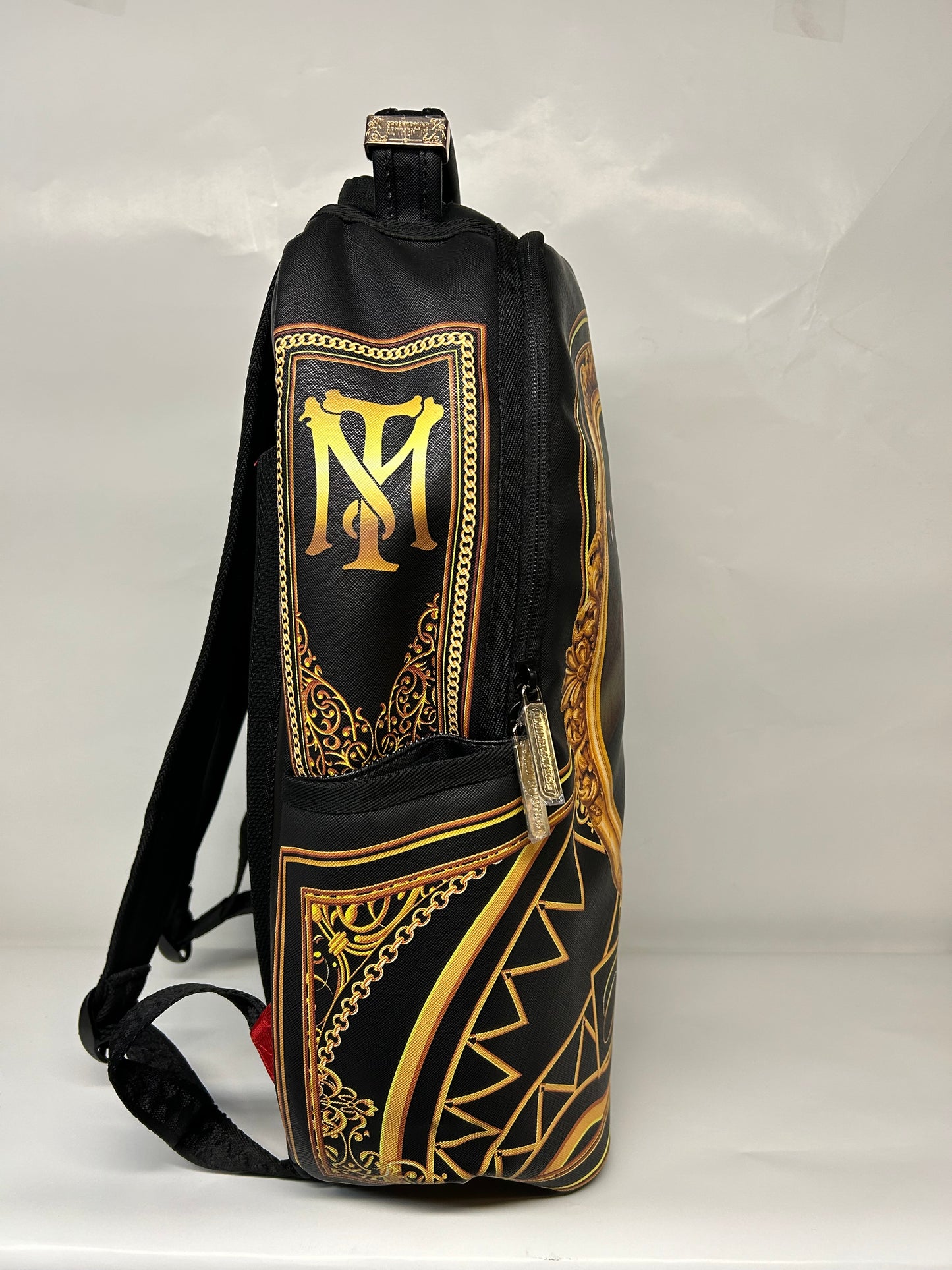 Sprayground Scarface Binoculars Backpack DLXV Gold Frame Limited Edition