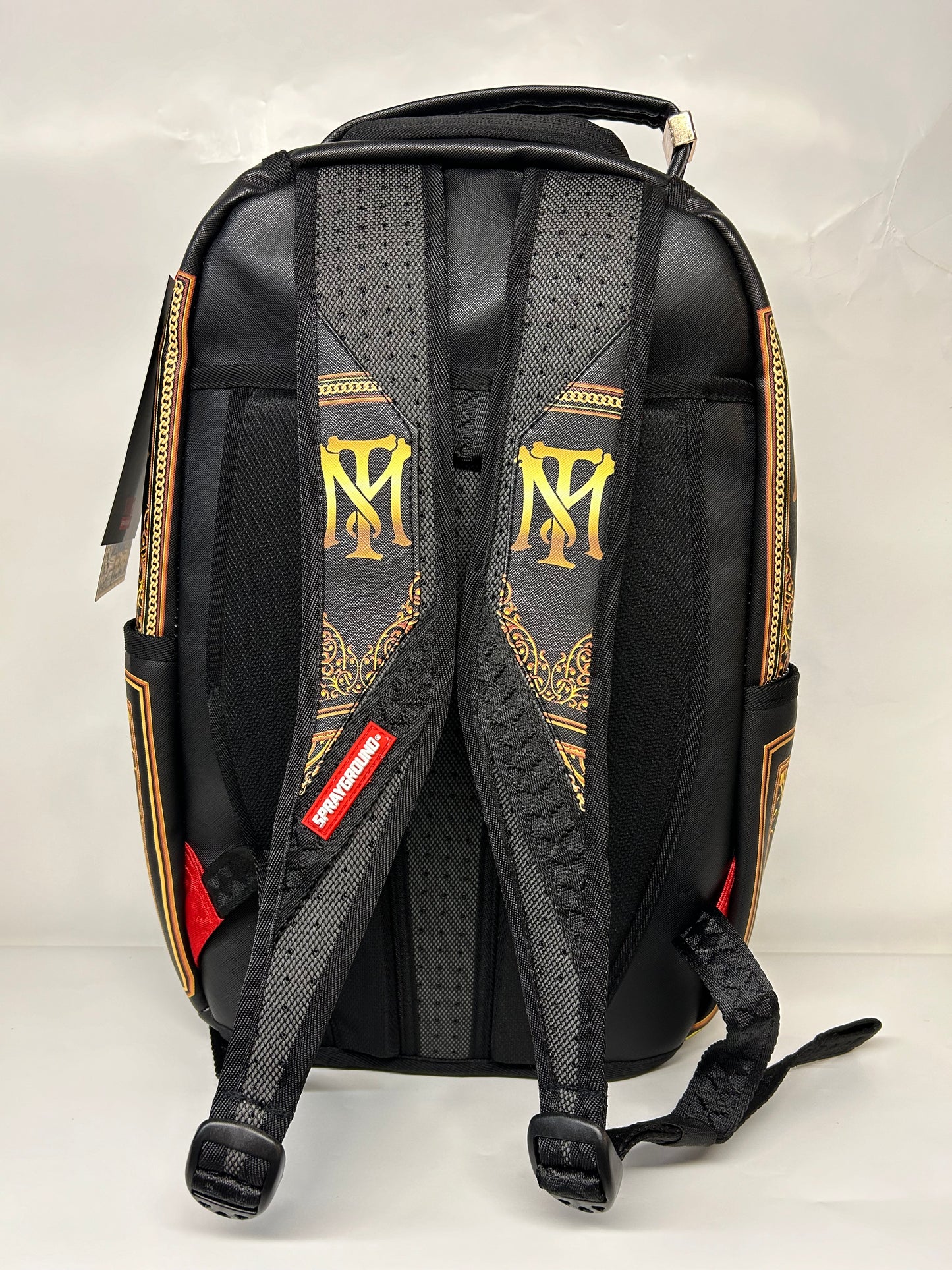 Sprayground Scarface Binoculars Backpack DLXV Gold Frame Limited Edition