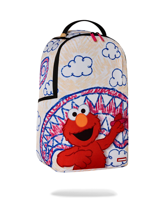 Elmo's World Shark Sketch Backpack