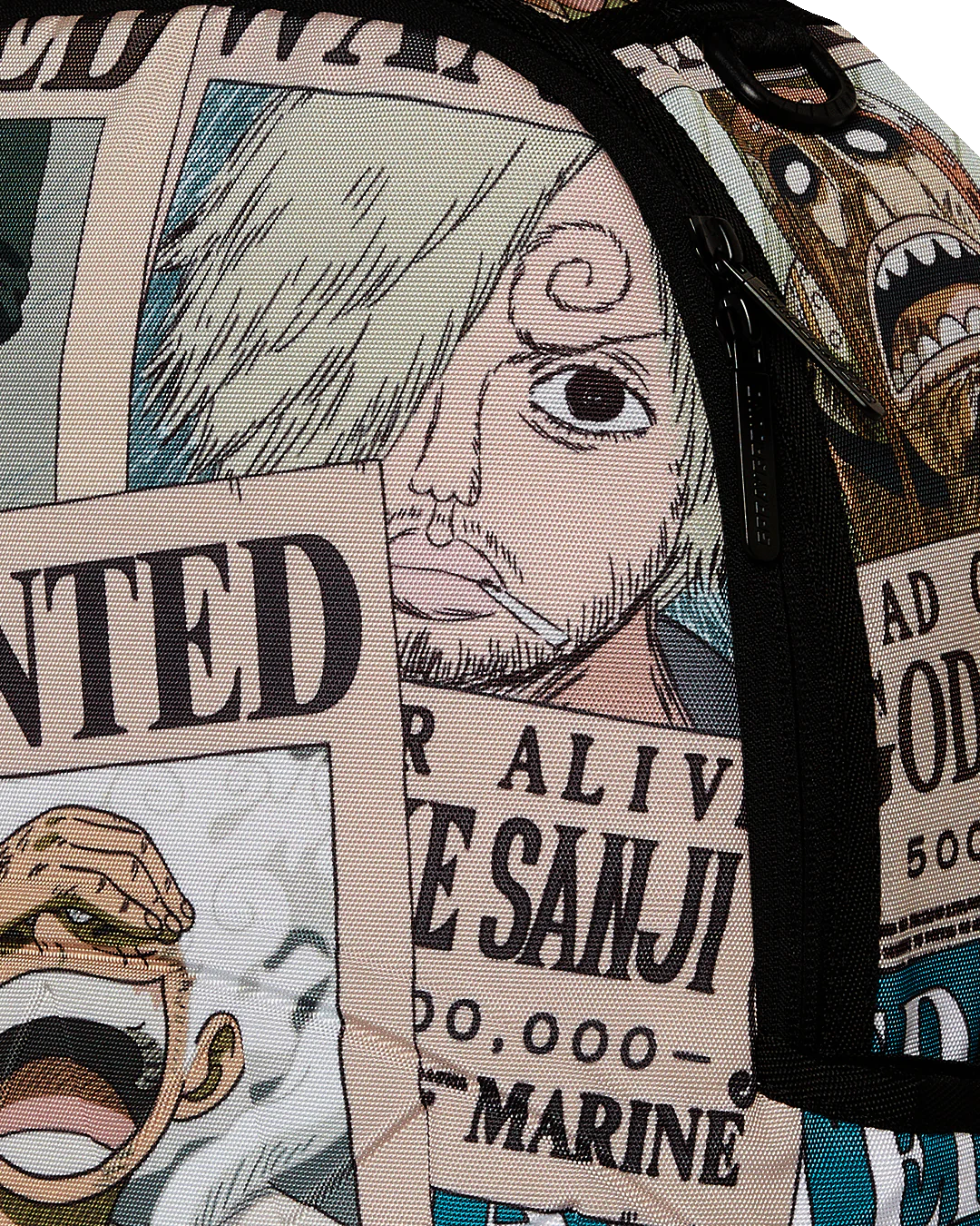 One Piece Wanted Shark Posters Backpack