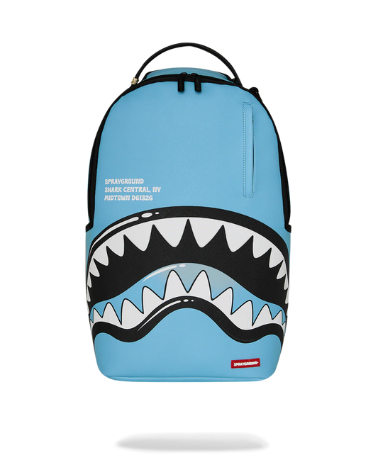 Sprayground - Shark Central Bubble Shark (Sky Blu) Backpack