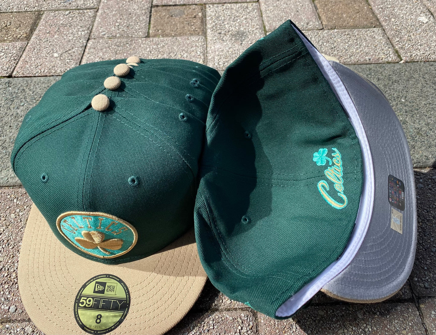 Boston Celtics Exclusive Custom Fitted New Era Hat 59fifty