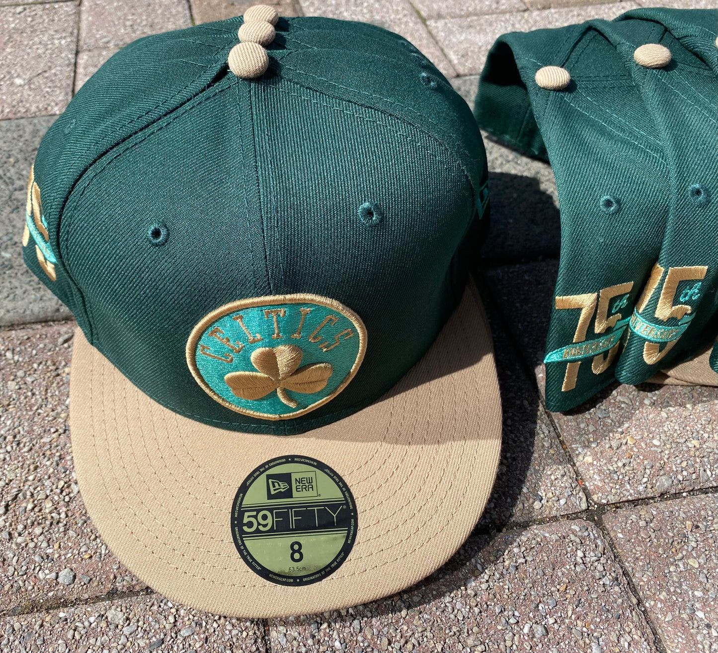 Boston Celtics Exclusive Custom Fitted New Era Hat 59fifty