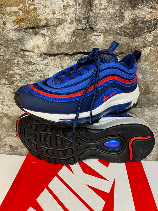 Nike Air Max 97 SE GS Spider-Man Game Royal University Red