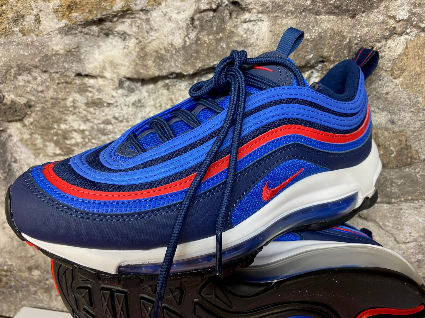 Nike Air Max 97 SE GS Spider-Man Game Royal University Red