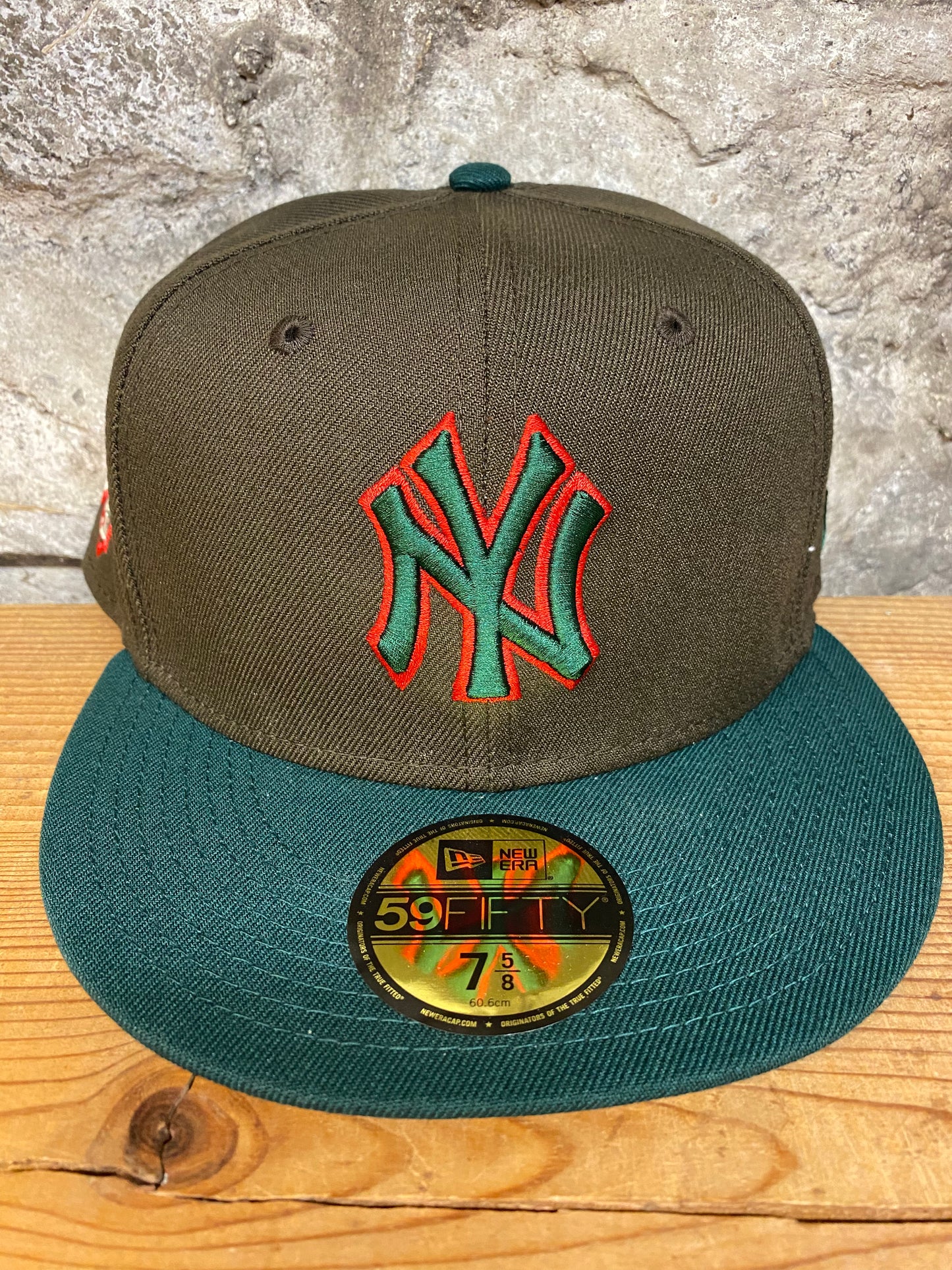 NY Yankees Exclusive Custom Fitted New Era Hat 59fifty BGO